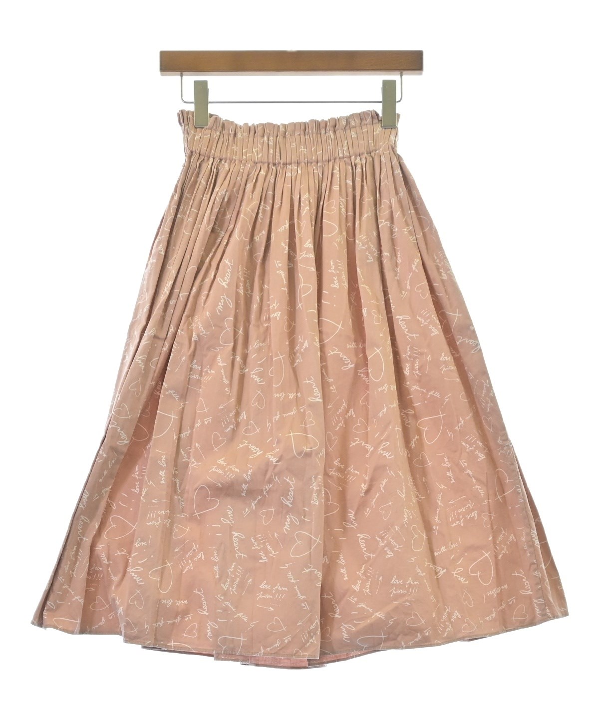 Agnes b.（アニエスベー）ロング・マキシ丈スカート ピンク サイズ:36