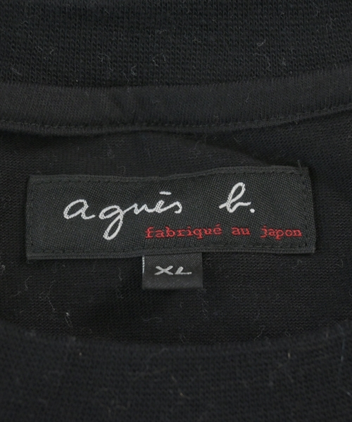 Agnes b.（アニエスベー）Tシャツ・カットソー 黒 サイズ:XL メンズ/2200622893013