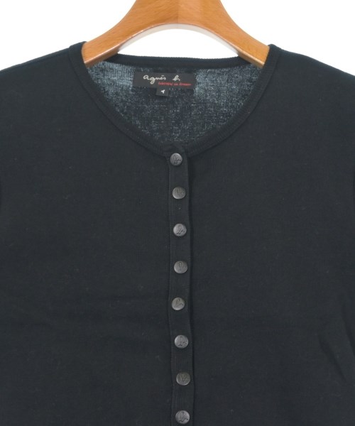 Agnes b.（アニエスベー）カーディガン 黒 サイズ:1(S位) レディース/2200638221077