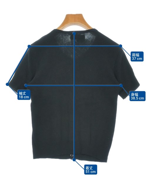 Agnes b.（アニエスベー）カーディガン 黒 サイズ:1(S位) レディース/2200638221077