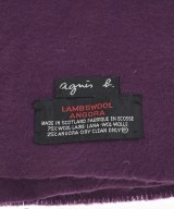 Agnes b.（アニエスベー）マフラー 紫 サイズ:- レディース/2200622568058