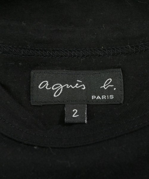 Agnes b.（アニエスベー）Tシャツ・カットソー 黒 サイズ:2(M位) レディース/2200623379028