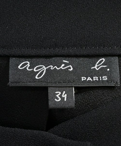 Agnes b.（アニエスベー）ひざ丈スカート 黒 サイズ:34(XS位) レディース/2200623641118