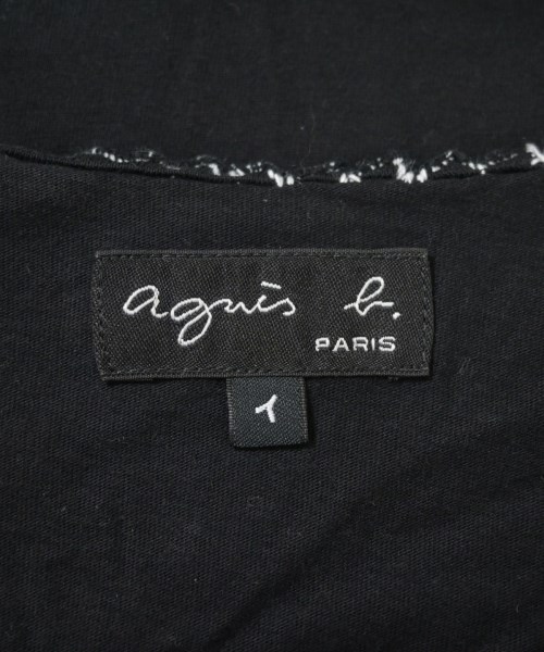 Agnes b.（アニエスベー）ノースリーブ 黒 サイズ:1(S位) レディース/2200623641170