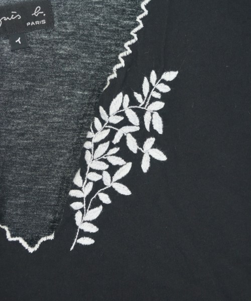 Agnes b.（アニエスベー）ノースリーブ 黒 サイズ:1(S位) レディース/2200623641170