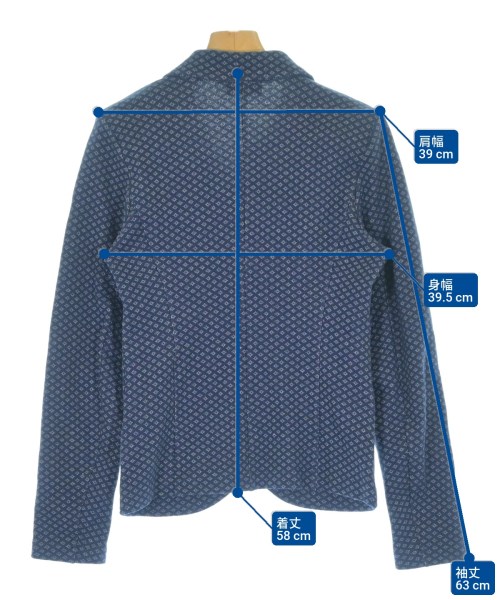 Agnes b.（アニエスベー）カジュアルジャケット 紺 サイズ:1(S位) レディース/2200639023014