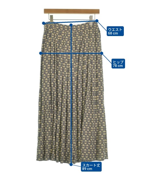 Agnes b.（アニエスベー）ロング・マキシ丈スカート ベージュ サイズ:36(S位) レディース/2200639023441