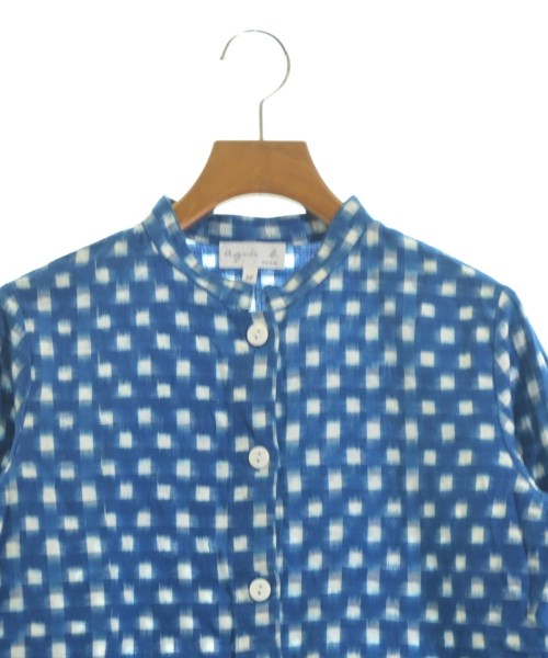 Agnes b.（アニエスベー）カジュアルシャツ 青 サイズ:38(M位) レディース/2200624595069