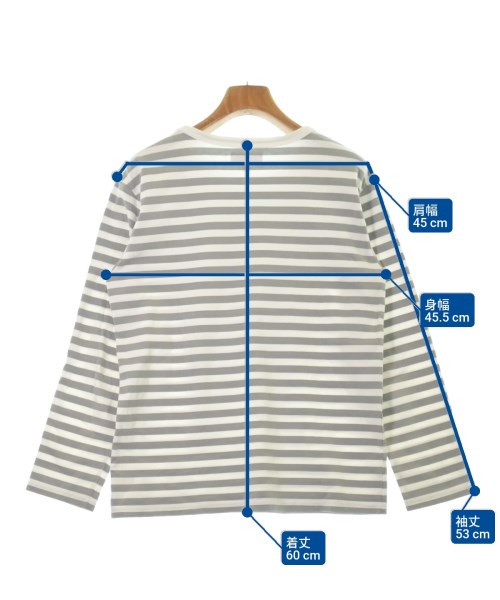 Agnes b.（アニエスベー）Tシャツ・カットソー グレー サイズ:T3(L位) レディース/2200640472054