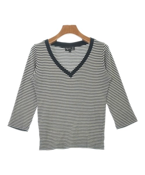 Agnes b.(アニエスベー)Tシャツ・カットソー 黒 サイズ:1(S位)/2200640472092