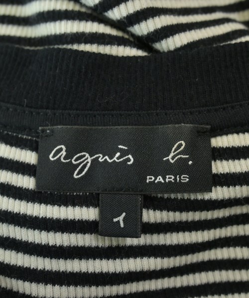 Agnes b.（アニエスベー）Tシャツ・カットソー 黒 サイズ:1(S位) レディース/2200640472092