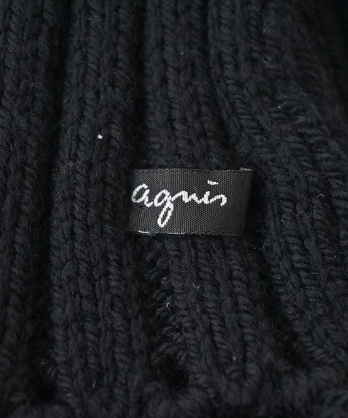 Agnes b.（アニエスベー）マフラー 黒 サイズ:- メンズ/2200640835033