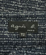 Agnes b.（アニエスベー）ノーカラージャケット 紺 サイズ:2(M位) レディース/2200636763050