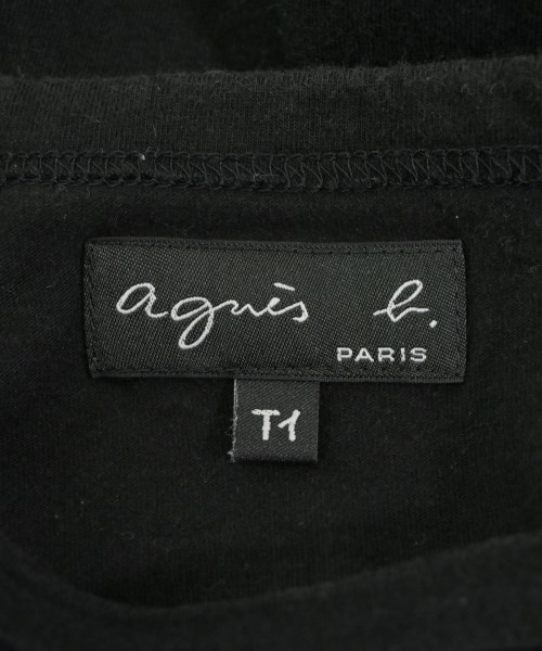 Agnes b.（アニエスベー）Tシャツ・カットソー 黒 サイズ:1(S位) レディース/2200642046031