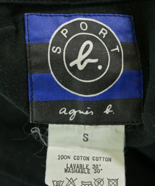 Agnes b.（アニエスベー）Tシャツ・カットソー 黒 サイズ:S レディース/2200642425096