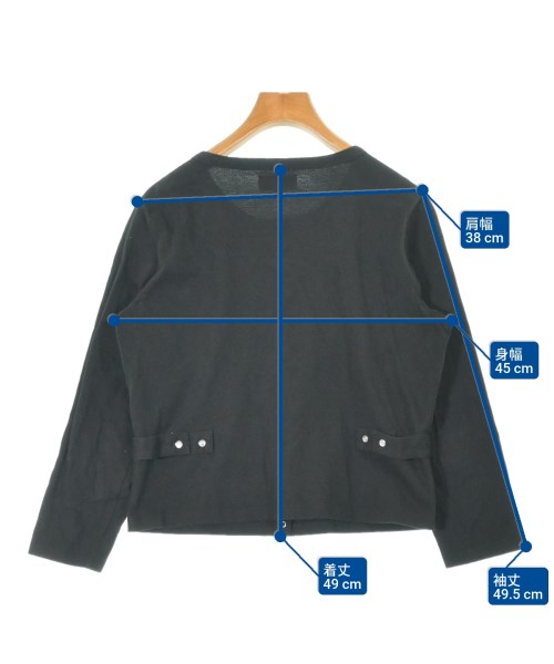 Agnes b.（アニエスベー）カーディガン 黒 サイズ:3(L位) レディース/2200642846099