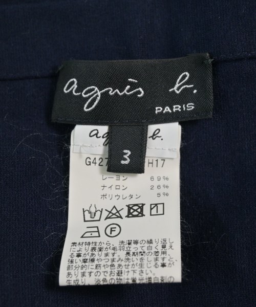 Agnes b.（アニエスベー）カーディガン 紺 サイズ:3(L位) レディース/2200644277105