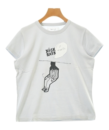 Agnes b.（アニエスベー）Tシャツ・カットソー グレー サイズ:3