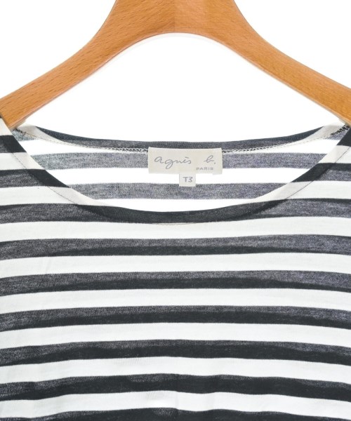 Agnes b.（アニエスベー）Tシャツ・カットソー 黒 サイズ:T3(L位) レディース/2200624139058