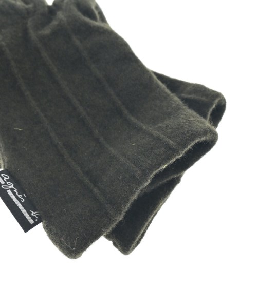 Agnes b.（アニエスベー）手袋 カーキ サイズ:- レディース/2200620336130