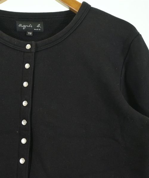 Agnes b.（アニエスベー）カーディガン 黒 サイズ:3(L位) レディース/2200625090020
