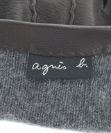Agnes b.（アニエスベー）手袋 茶 サイズ:- メンズ/2200615360089