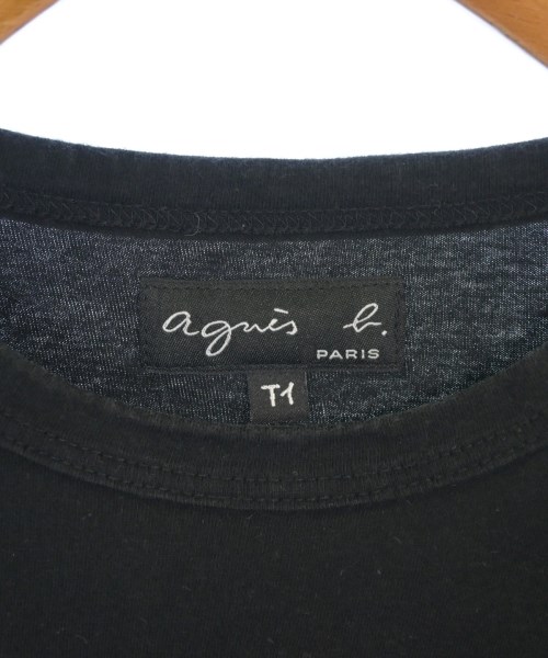 Agnes b.（アニエスベー）Tシャツ・カットソー 黒 サイズ:1(S位) レディース/2200626170295