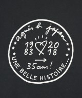 Agnes b.（アニエスベー）Tシャツ・カットソー 黒 サイズ:1(S位) レディース/2200626170295