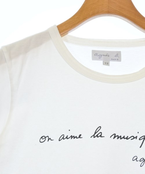 Agnes b.（アニエスベー）Tシャツ・カットソー 白 サイズ:3(L位) レディース/2200626170301