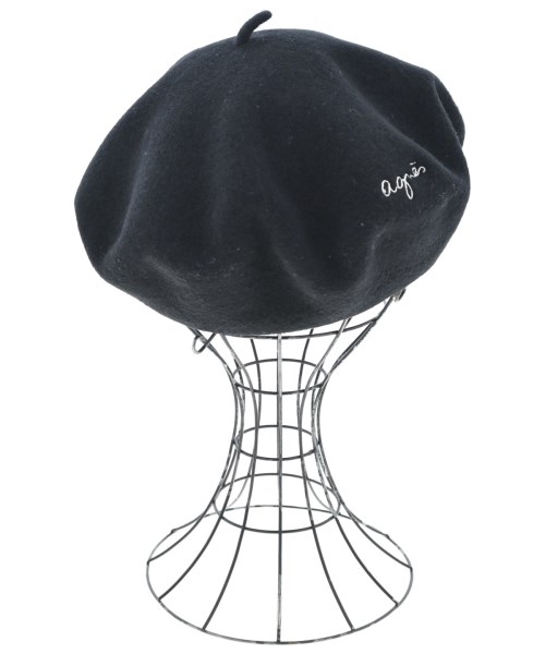 Agnes b.（アニエスベー）ハンチング・ベレー帽 黒 サイズ:- メンズ/2200628927033