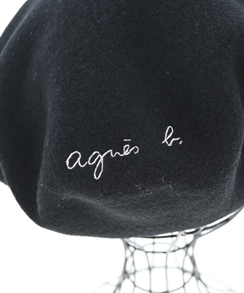 Agnes b.（アニエスベー）ハンチング・ベレー帽 黒 サイズ:- メンズ/2200628927033