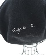 Agnes b.（アニエスベー）ハンチング・ベレー帽 黒 サイズ:- メンズ/2200628927033