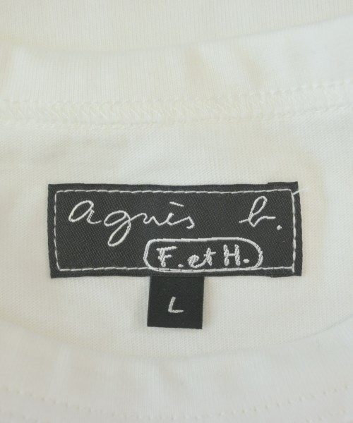 Agnes b.（アニエスベー）Tシャツ・カットソー 白 サイズ:L メンズ/2200617140214