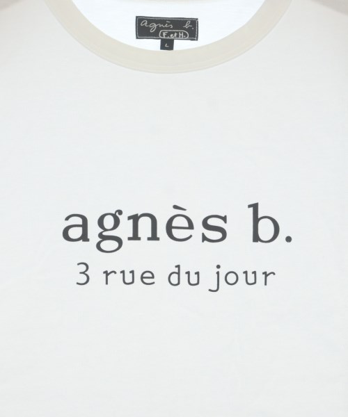 Agnes b.（アニエスベー）Tシャツ・カットソー 白 サイズ:L メンズ/2200617140214