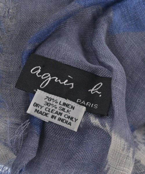 Agnes b.（アニエスベー）ストール グレー サイズ:- レディース/2200629679498