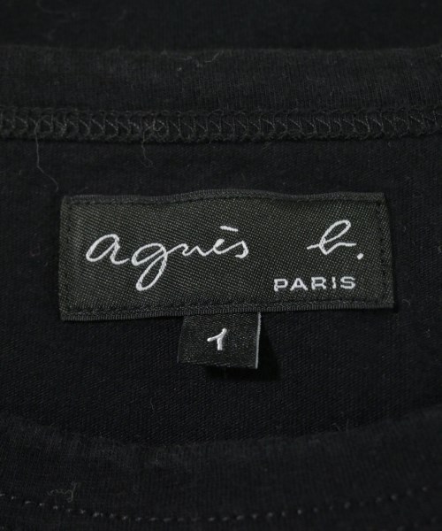 Agnes b.（アニエスベー）Tシャツ・カットソー 黒 サイズ:1(S位) レディース/2200632084067