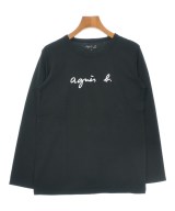 Agnes b.（アニエスベー）Tシャツ・カットソー 黒 サイズ:1(S位) レディース/2200632084067