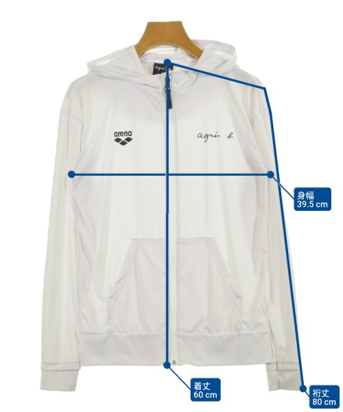 Agnes b.（アニエスベー）パーカー 白 サイズ:S レディース/2200617257042