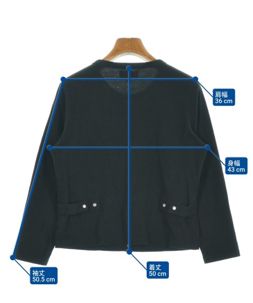 Agnes b.（アニエスベー）カーディガン 黒 サイズ:3(L位) レディース/2200632530052