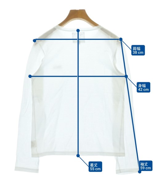 Agnes b.（アニエスベー）Tシャツ・カットソー 白 サイズ:M レディース/2200633114084