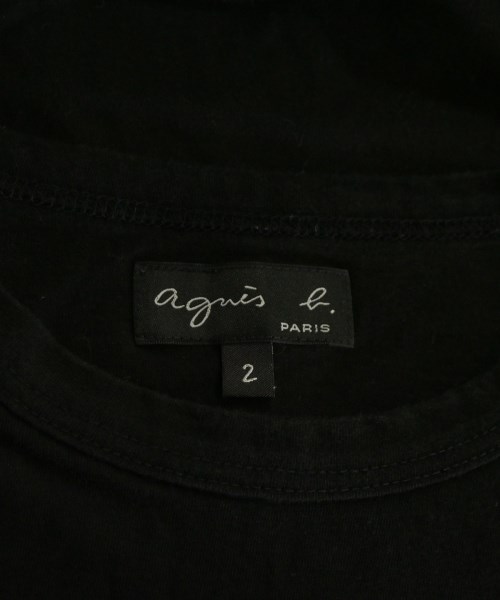 Agnes b.（アニエスベー）Tシャツ・カットソー 黒 サイズ:2(M位) レディース/2200606070041