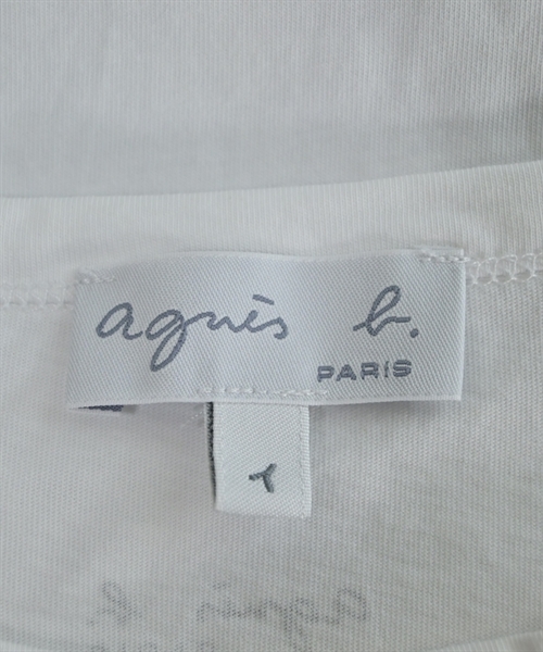 Agnes b.（アニエスベー）Tシャツ・カットソー 白 サイズ:1(S位) レディース/2200609554098