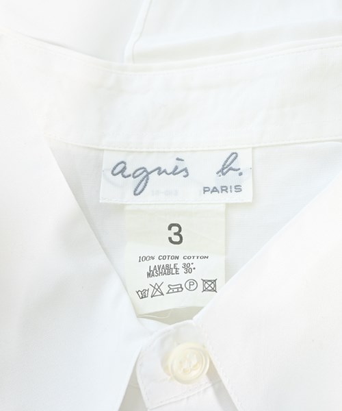 Agnes b.（アニエスベー）カジュアルシャツ 白 サイズ:3(L位) レディース/2200613426084