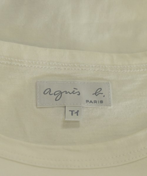 Agnes b.（アニエスベー）Tシャツ・カットソー 白 サイズ:1(S位) レディース/2200613685139