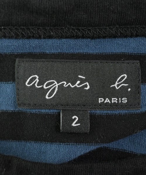 Agnes b.（アニエスベー）Tシャツ・カットソー 黒 サイズ:2(M位) レディース/2200614515022