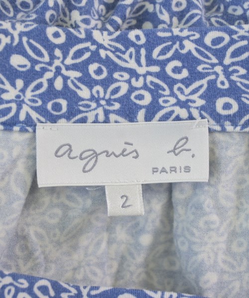 Agnes b.（アニエスベー）ひざ丈スカート 青 サイズ:2(M位) レディース/2200616745038