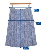 Agnes b.（アニエスベー）ひざ丈スカート 青 サイズ:2(M位) レディース/2200616745038