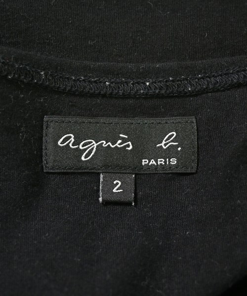 Agnes b.（アニエスベー）Tシャツ・カットソー 黒 サイズ:2(M位) レディース/2200616745120
