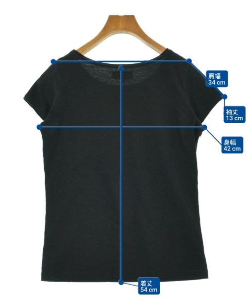 Agnes b.（アニエスベー）Tシャツ・カットソー 黒 サイズ:2(M位) レディース/2200616745120