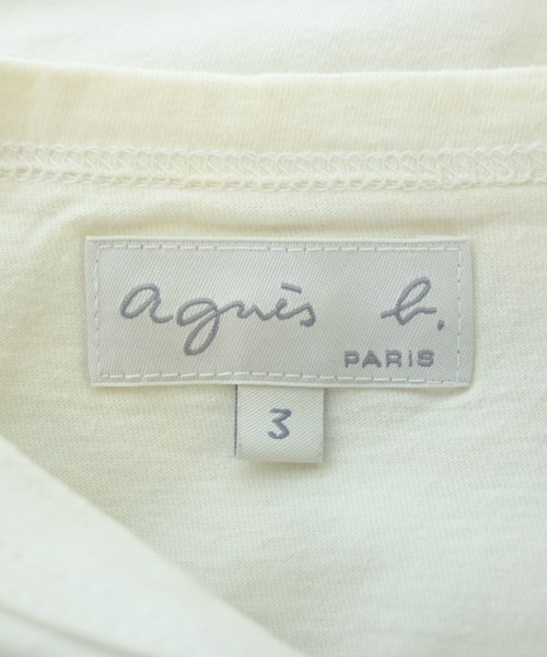 Agnes b.（アニエスベー）Tシャツ・カットソー 白 サイズ:3(L位) レディース/2200617505129